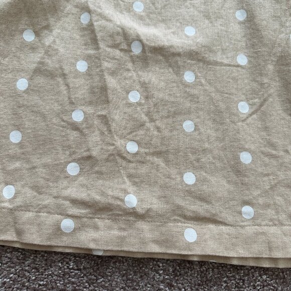 NWT Old Navy Beige Polka Dot Linen Blend A-Line Mini Skirt Women's Plus Size XXL - Picture 9 of 16